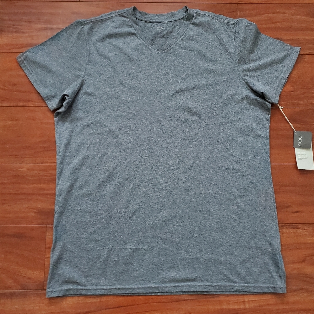XXL CLASSIC V-NECK T-SHIRT 100% CERTIFIED ORGANIC COTTON
